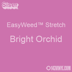 12" x 24" Sheet Siser EasyWeed Stretch HTV - Bright Orchid