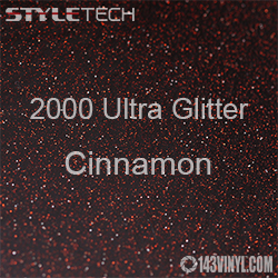 StyleTech 2000 Ultra Glitter - 145 Cinnamon - 12"x24" Sheet