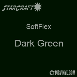 12" x 24" Sheet - StarCraft SoftFlex HTV - Dark Green