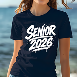 Press Ready Transfer - Senior 2026 Graffiti
