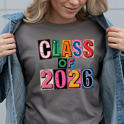 Press Ready Transfer - Senior 2026 Pop Art
