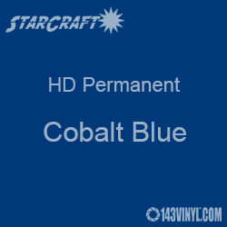 24" x 10 Yard Roll - StarCraft HD Glossy Permanent Vinyl - Cobalt Blue 24" x 10 Yard Roll - StarCraft HD Glossy Permanent Vinyl - Cobalt Blue