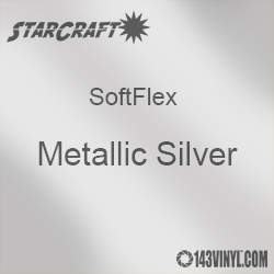 12" x 24" Sheet StarCraft SoftFlex HTV - Metallic Silver 