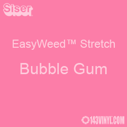 12" x 24" Sheet Siser EasyWeed Stretch HTV - Bubblegum