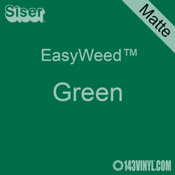 Matte Green Siser Easyweed HTV Heat Transfer Vinyl