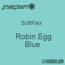 12" x 5 Foot Roll - StarCraft SoftFlex HTV - Robin Egg Blue