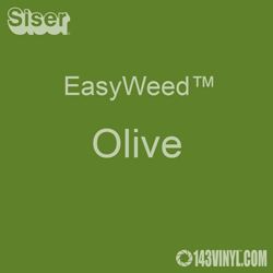 EasyWeed HTV: 12" x 5 Foot - Olive EasyWeed HTV: 12" x 5 Foot - Olive