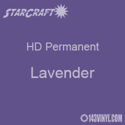 12" x 5' Roll - StarCraft HD Glossy Permanent Vinyl - Lavender