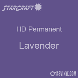 12" x 10 Yard Roll - StarCraft HD Glossy Permanent Vinyl - Lavender