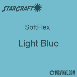12" x 5 Foot Roll -StarCraft SoftFlex HTV - Light Blue