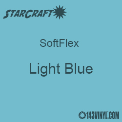 12" x 5 Foot Roll -StarCraft SoftFlex HTV - Light Blue