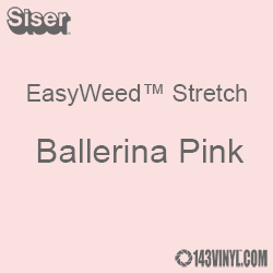12" x 5 Foot Roll Siser EasyWeed Stretch HTV - Ballerina Pink 12" x 5 Foot Roll Siser EasyWeed Stretch HTV - Ballerina Pink