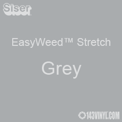 12" x 5 Foot Roll Siser EasyWeed Stretch HTV - Gray