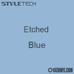 Etched Blue Vinyl - 12"x12" Sheet