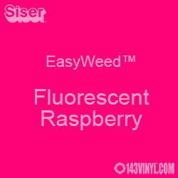 12" x 24" Sheet Siser EasyWeed HTV - Fluorescent Raspberry