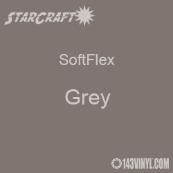 12" x 24" Sheet StarCraft SoftFlex HTV - Grey 
