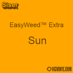 12" x 15" Sheet Siser EasyWeed Extra HTV - Sun