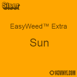 12" x 15" Sheet Siser EasyWeed Extra HTV - Sun 12" x 15" Sheet Siser EasyWeed Extra HTV - Sun