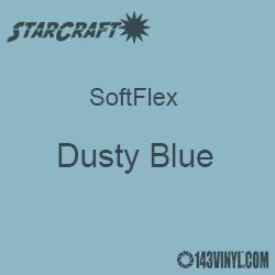 12" x 5 Yard Roll - StarCraft SoftFlex HTV - Dusty Blue