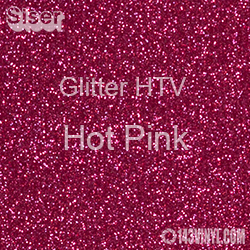  Bright Pink Glitter HTV Heat Transfer Vinly Roll for  cricut-12”x8ft Easy to Cut Weed HTV Vinyl Glitter Iron On Vinyl for T  Shirts Tops