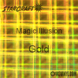 12" x 12" Sheet - StarCraft Magic - Illusion Gold