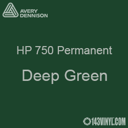 Avery HP 750 - Deep Green- 12" x 5 Foot