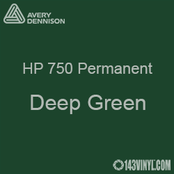 Avery HP 750 - Deep Green- 12" x 5 Foot Avery HP 750 - Deep Green- 12" x 5 Foot