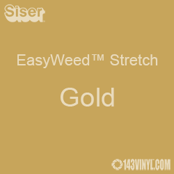 Stretch HTV: 12" x 15" - Gold