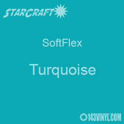 12" x 5 Foot Roll -StarCraft SoftFlex HTV - Turquoise