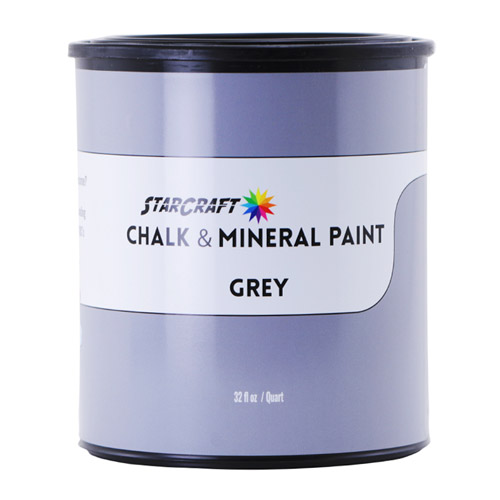 StarCraft Chalk & Mineral Paint - Quart, 32oz-Grey