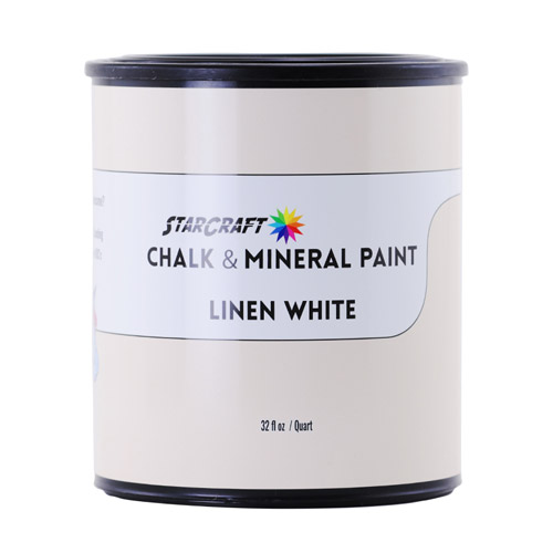 StarCraft Chalk & Mineral Paint - Quart, 32oz-Linen White