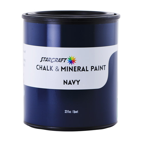 StarCraft Chalk & Mineral Paint - Quart, 32oz-Navy