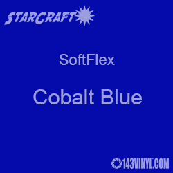 12" x 5 Yard Roll - StarCraft SoftFlex HTV - Cobalt Blue