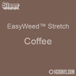 12" x 24" Sheet Siser EasyWeed Stretch HTV - Coffee