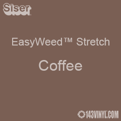 12" x 5 Yard Roll Siser EasyWeed Stretch HTV - Coffee