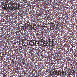 Glitter HTV: 12" x 12" - Confetti 