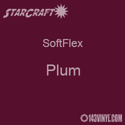 12" x 24" Sheet -StarCraft SoftFlex HTV - Plum