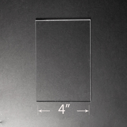Acrylic Blank - Rectangle 4" x 6"