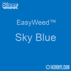 Sky Blue HTV Iron On T-shirt Vinyl Siser Sky Blue Heat Transfer Vinyl Craft  Vinyl 