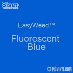 EasyWeed HTV: 12" x 5 Foot - Fluorescent Blue