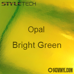 StyleTech Opal - Bright Green - 12" x 12" Sheet 