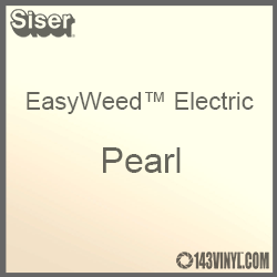 12" x 15" Sheet Siser EasyWeed Electric HTV - Pearl