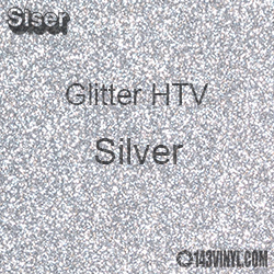 Silver Glitter HTV, Siser Silver Glitter htv, 1 12x20 Silver Siser Glitter  HTV, Siser Glitter Heat Transfer Vinyl, Silver Glitter HTV