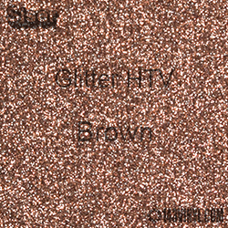 Glitter HTV: 12" x 5 Yard Roll - Brown