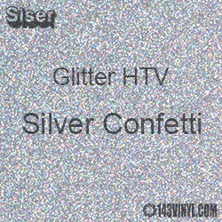 Silver Glitter HTV