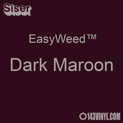 EasyWeed HTV: 12" x 5 Foot - Dark Maroon