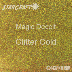 12" x 24" Sheet - StarCraft Magic - Deceit Glitter Gold