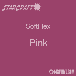 12" x 5 Yard Roll - StarCraft SoftFlex HTV -  Pink