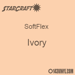 12" x 5 Foot Roll - StarCraft SoftFlex HTV - Ivory