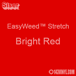 12" x 5 Yard Roll Siser EasyWeed Stretch HTV - Bright Red 12" x 5 Yard Roll Siser EasyWeed Stretch HTV - Bright Red